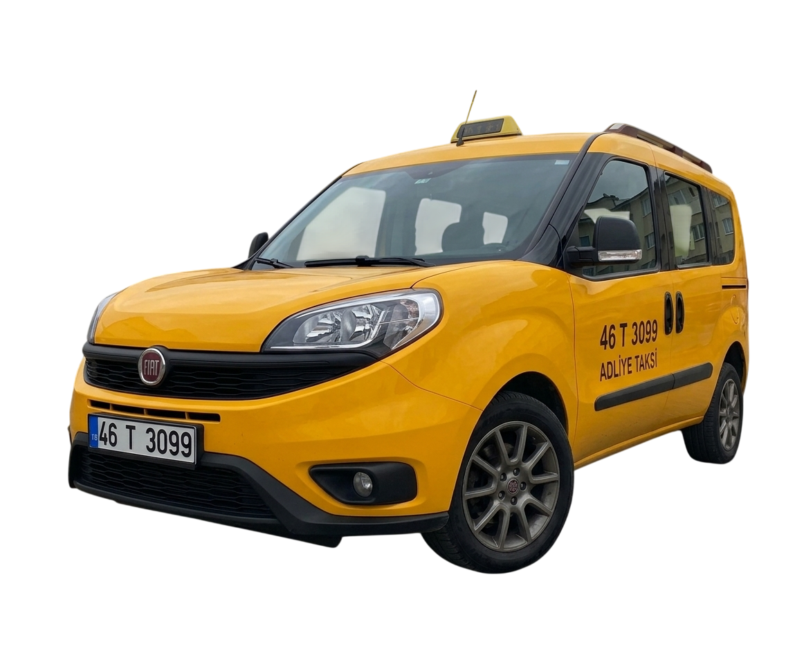 Elbistan Adliye Taksi sarı taksi aracı — 46 T 3099